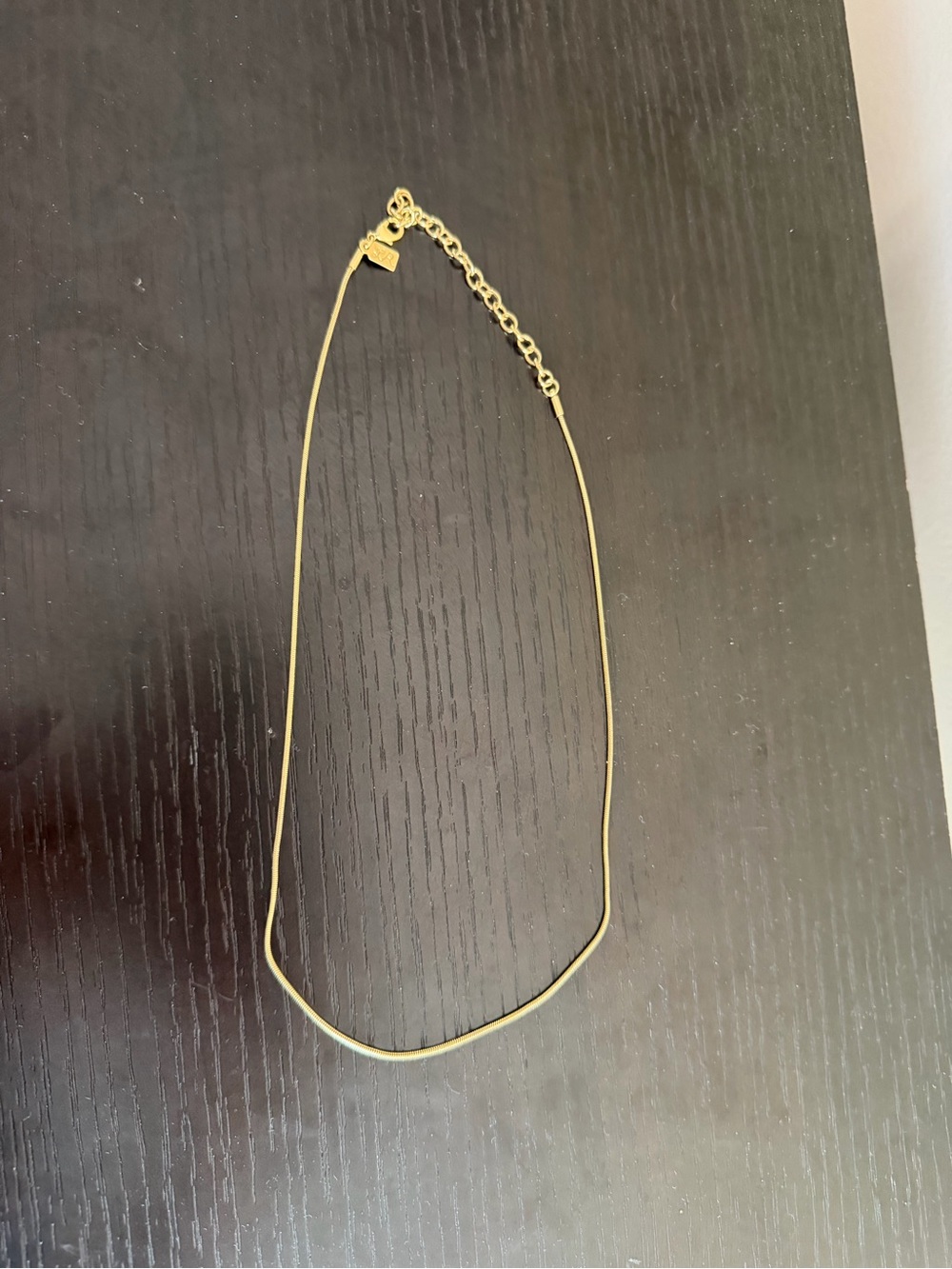 Lady Remington gold toned necklace
